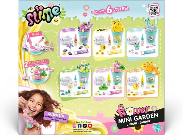 Набір для творчості Slime DIY "Квітковий сад" Canal Toys SSC419