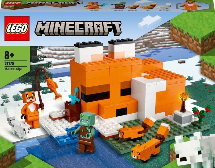 LEGO Майнкрафт (Minecraft) Конструктор Лисья хижина 21178