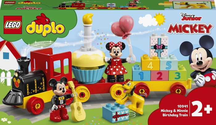 LEGO DUPLO Конструктор Disney Праздничный поезд Микки и Минни 10941