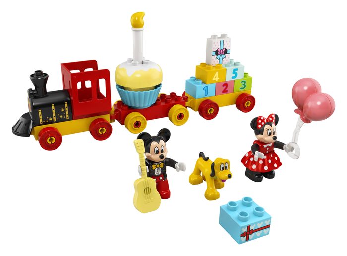 LEGO DUPLO Конструктор Disney Праздничный поезд Микки и Минни 10941