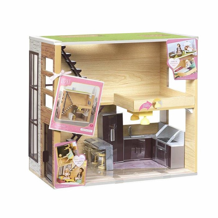 Игровой набор - Деревянный дом LORI LO37004Z