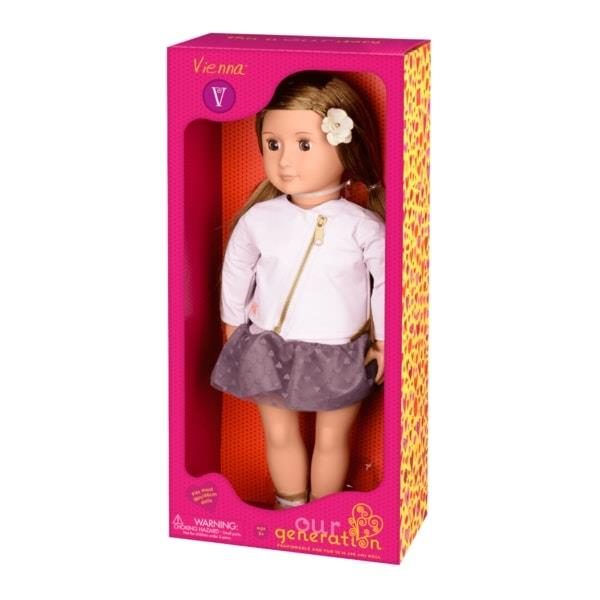 Кукла Our Generation Виена 46 см в розовой кожаной куртке BD31101Z