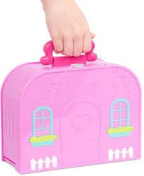 Игровой набор Lil Woodzeez Кейс фиолетовый (Спальня) с аксессуарами WZ6598Z