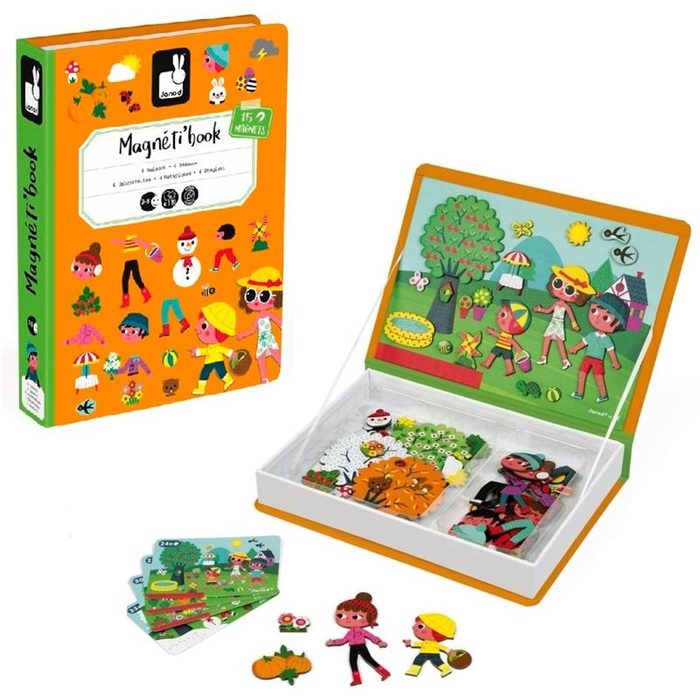 Магнитная книга Janod 4 сезона J02721