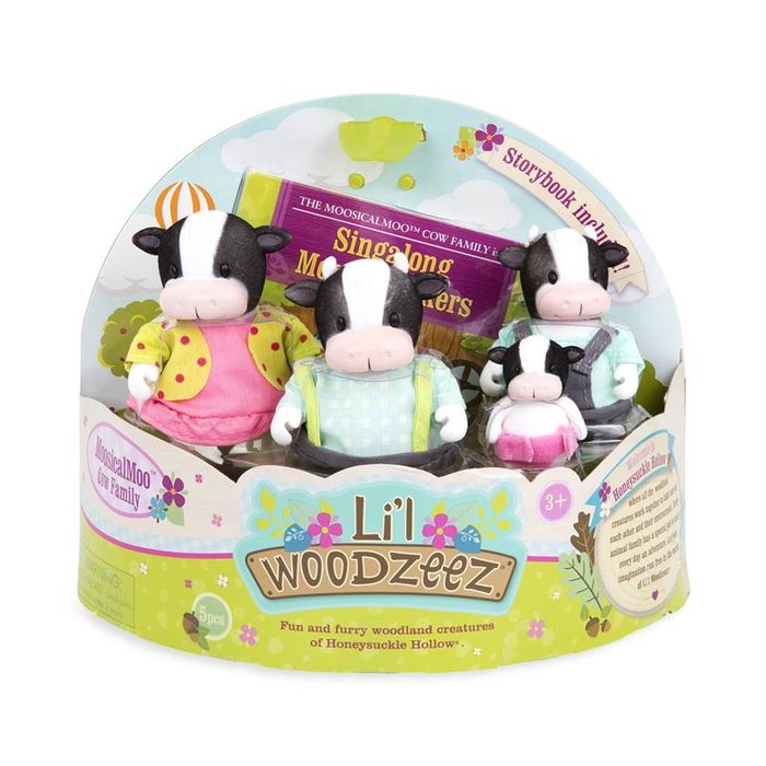 Набор фигурок Lil Woodzeez Семья Коров 6195