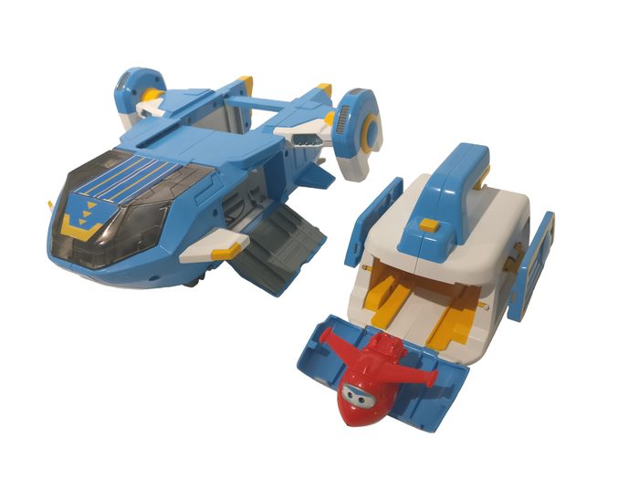 Игровой набор Super Wings Супер крылья Air Moving Base, Воздушная База, свет, звук EU740831