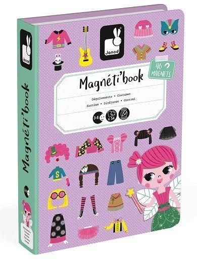 Магнитная книга Janod Наряды для девочки J02718