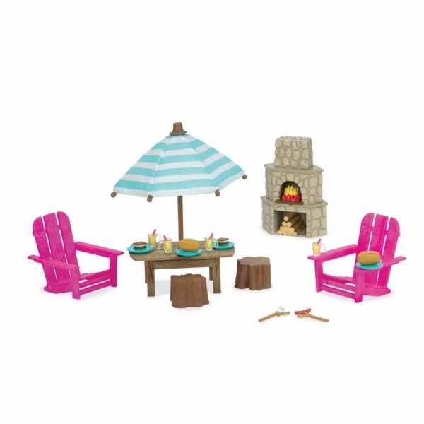 Игровой набор Lil Woodzeez Терраса и камин 6170Z