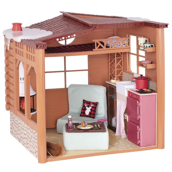 Игровой набор Our Generation Дом с аксессуарами "Cozy Cabin" BD37961