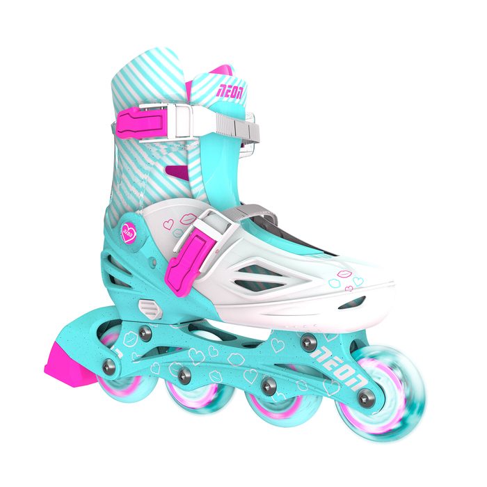 Роликовые коньки Neon Combo Skates Бирюзовый (Размер 30-33) NT09T4