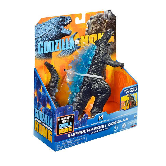 Фигурка Godzilla vs. Kong - Годзилла с суперэнергией и с истребителем 35310