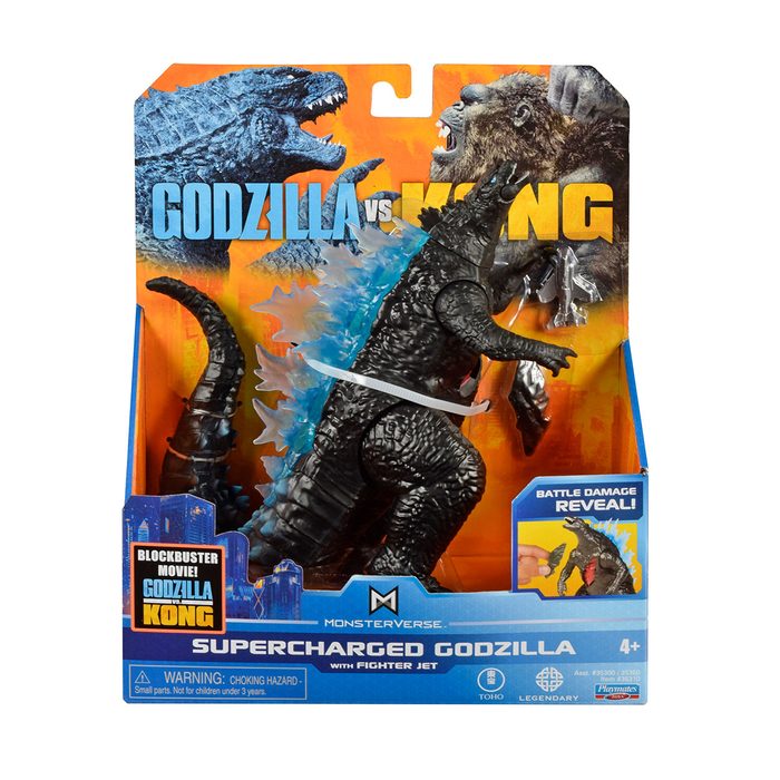 Фигурка Godzilla vs. Kong - Годзилла с суперэнергией и с истребителем 35310