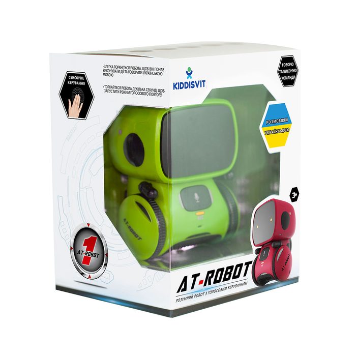 Интерактивный робот с голосовым управлением – AT-ROBOT (жёлтый, озвуч.укр.) AT001-03-UKR