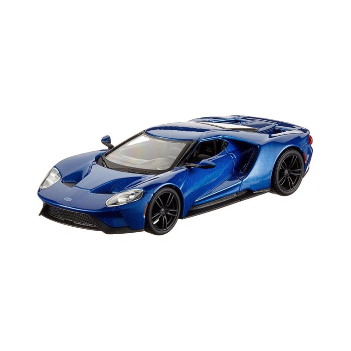 Автомодель - Ford Gt (голубой металлик, серебристый металлик, 1:32) 18-43043