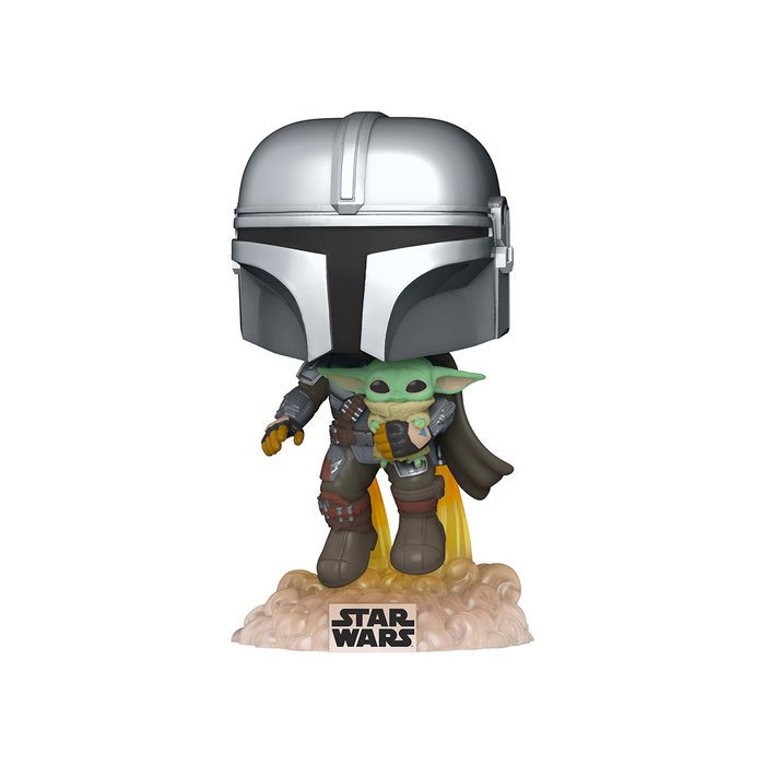 Игровая фигурка Funko Pop! Мандалорец летящий с малышом 50959