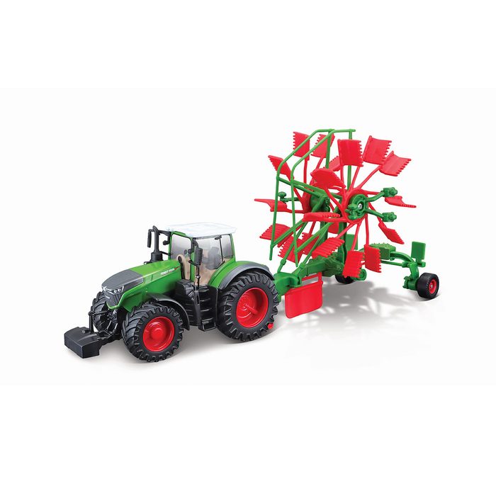 Модель - Трактор Fendt 1050 Vario c роторными валковыми граблями 10см 18-31665