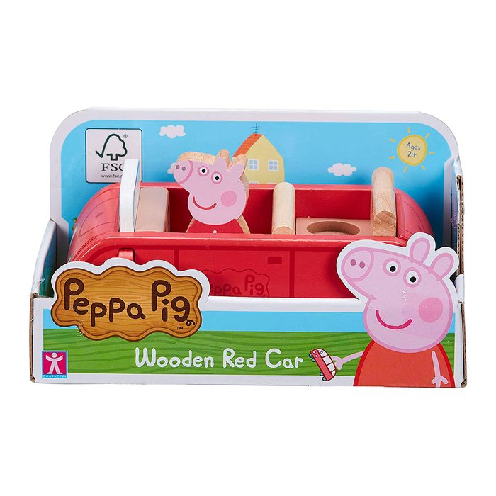 Деревянный игровой набор Peppa - Машина Пеппы 7208