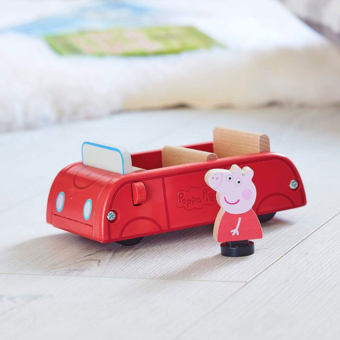 Деревянный игровой набор Peppa - Машина Пеппы 7208