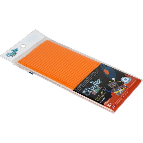 Набор стержней для 3D-ручки (оранжевый, 24 шт) 3DS-ECO06-ORANGE-24